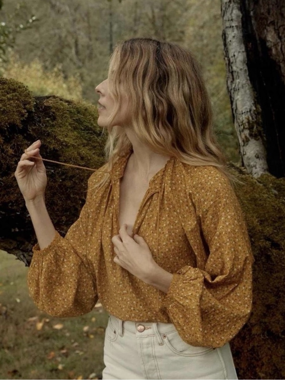 Dôen Justine Top Sunsoaked Foothills Floral